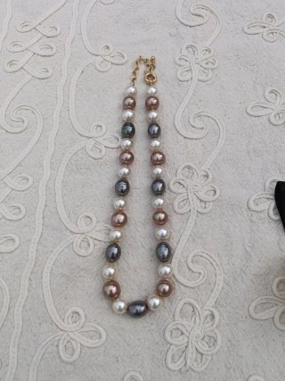 Collar de Perlas Multicolor