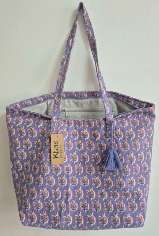 Bolso Tote Ktas Estampado Floral