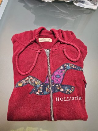 Sudadera Hollister Roja Talla M