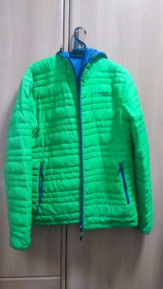Chaqueta Camp Verde y Azul reversible