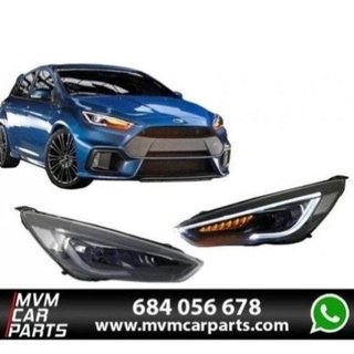 Faros delanteros LED para Ford Focus MK3 look Xéno