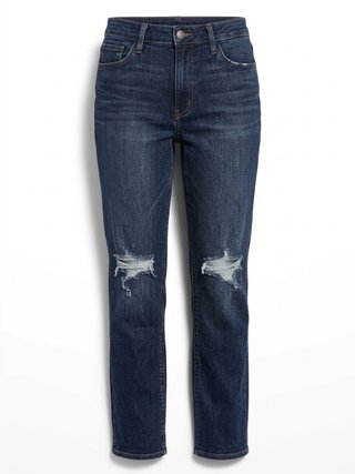 Pantalón Vaquero Azul con Roturas