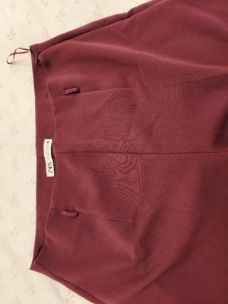 Pantalón de vestir Zara buganvilla Talla M