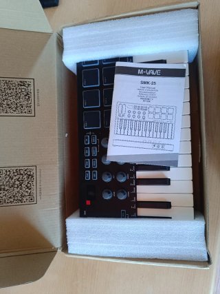 Teclado Controlador MIDI M-VAVE SMK-25