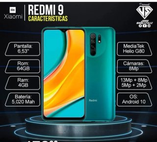 Xiaomi Redmi 9 64GB Night Green