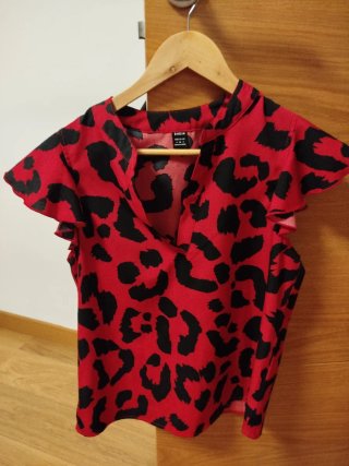 Blusa Shein Estampada Talla S