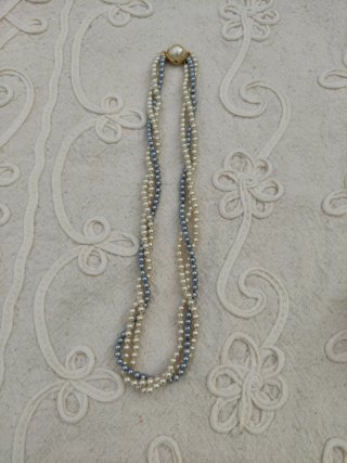 Collar de Perlas Trenzado