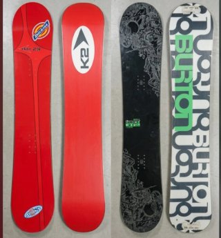 Lote de 2 Tablas de Snowboard