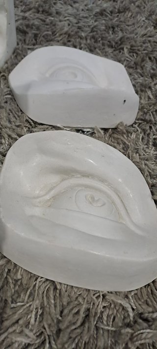 Modelos anatómicos/artísticos de ojos escayola