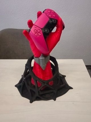 Soporte para mando PS5 diseño Spiderman