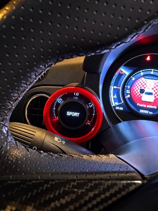 Aro marco reloj turbo Abarth 500 595 695 (colores)