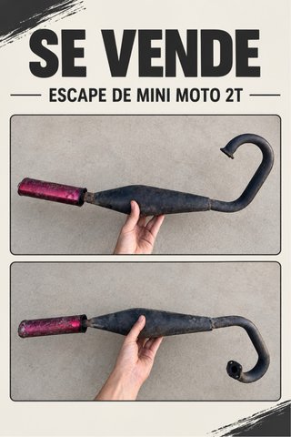 Escape para Mini Moto 2T