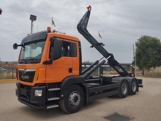 MAN TGS 500-CAMIONES GANCHOS PORTACONTENEDORES