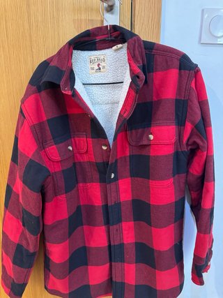 Camisa Leñador Red Head Forrada Talla S