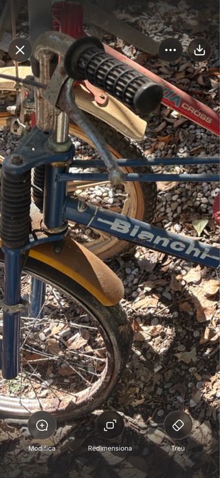 Bicicleta infantil Bianchi vintage azul – Clásica