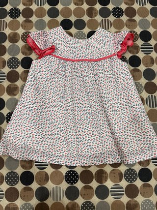 Vestido Infantil con Estampado de Peces
