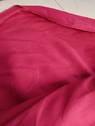 Tela Efecto Lino Color Fucsia