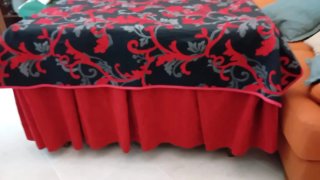 Ropa mesa camilla rectangular con paño