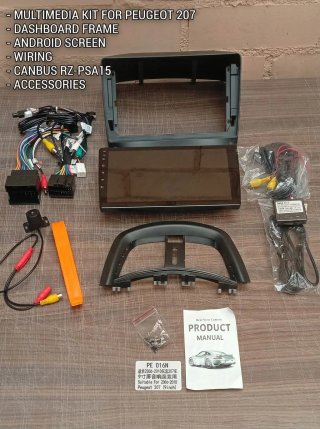 Pantalla Android 9 Peugeot 207 (2006-2010)