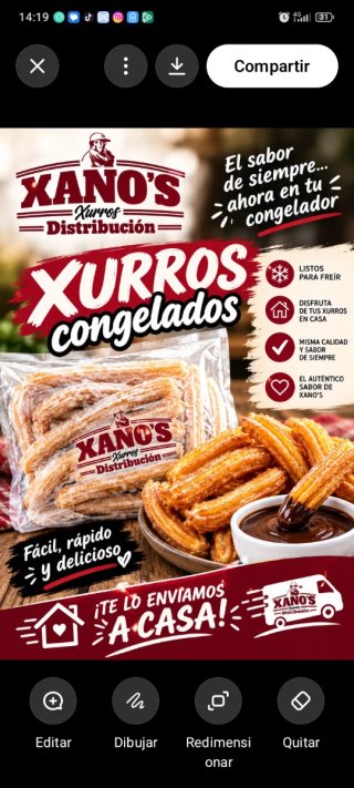 Xurros Congelados Xano's