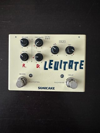 Pedal Sonicake Levitate Reverb y Delay