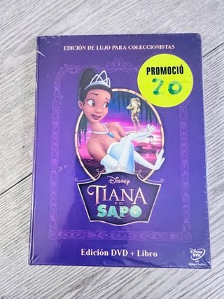Tiana y el Sapo Edición Lujo DVD + Libro
