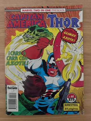 Capitán América ; Thor. N.º 61
