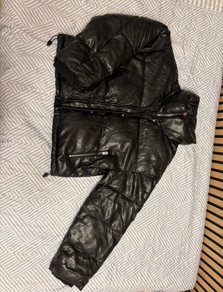 Chaqueta acolchada negra