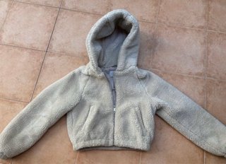 Chaqueta de borrego beige