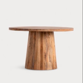 Mesa de Comedor Redonda Madera Mango Ø120cm