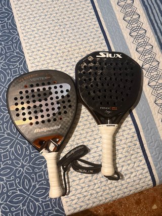 2 Palas de Pádel: Siux Fenix Pro 5 y Bullpadel