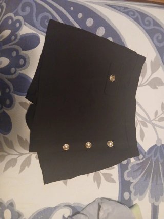Falda pantalón corta negra