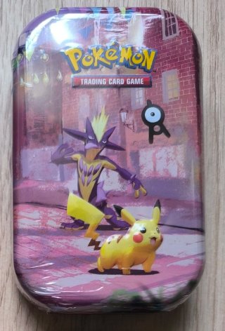 Mini Tin Pokémon Pikachu y Toxtricity ( CAMBIO )