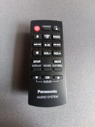 Mando a distancia Panasonic Audio System