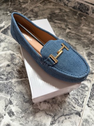 Mocasines Marina Azules