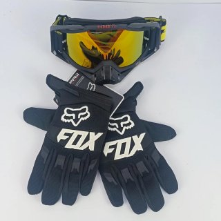 Pack Guantes FOX + Gafas 100% Motocross Enduro M