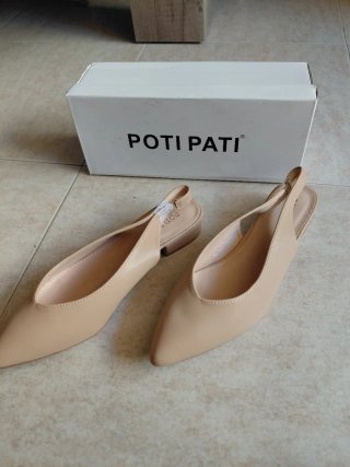 Zapatos Planos Poti Pati Beige