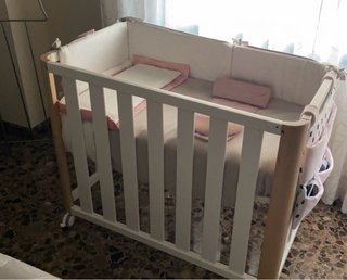 Minicuna Infantdeco se puede hacer colecho