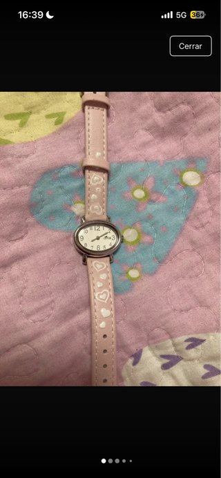 Reloj Lotus con correa de piel