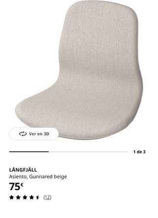 Asiento IKEA Långfjäll Beige