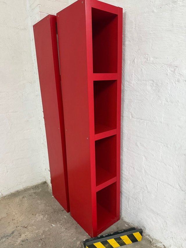 2 Estanterías IKEA Rojas