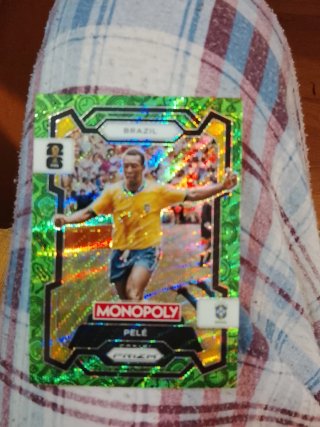 Carta Prizm Monopoly Pelé (Brasil)