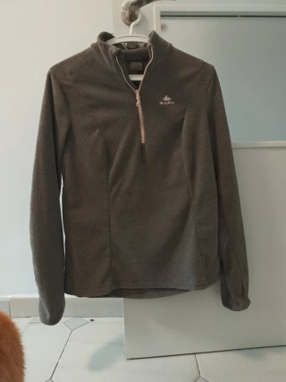 Forro polar Quechua gris talla M