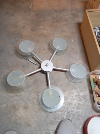 Lámpara de Techo con 5 Focos