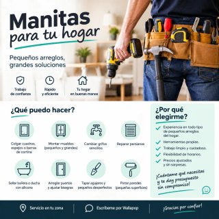MANITAS A DOMICILIO - PEQUEÑOS ARREGLOS DEL HOGAR