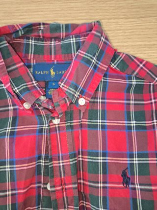 Camisa de cuadros Ralph Lauren niño