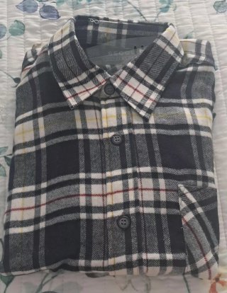 Camisa de cuadros Secoli talla 41-42