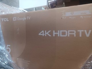 TV TCL 55 pulgadas 4K HDR. Modelo 55P635.