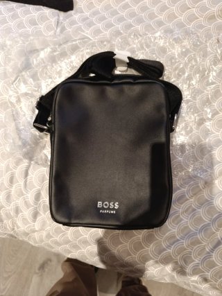 Bolso de hombro Boss negro