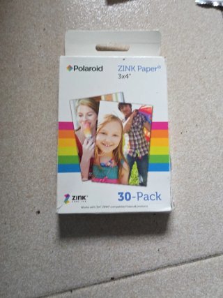 Papel Polaroid Zink 3x4 (30 unidades)
